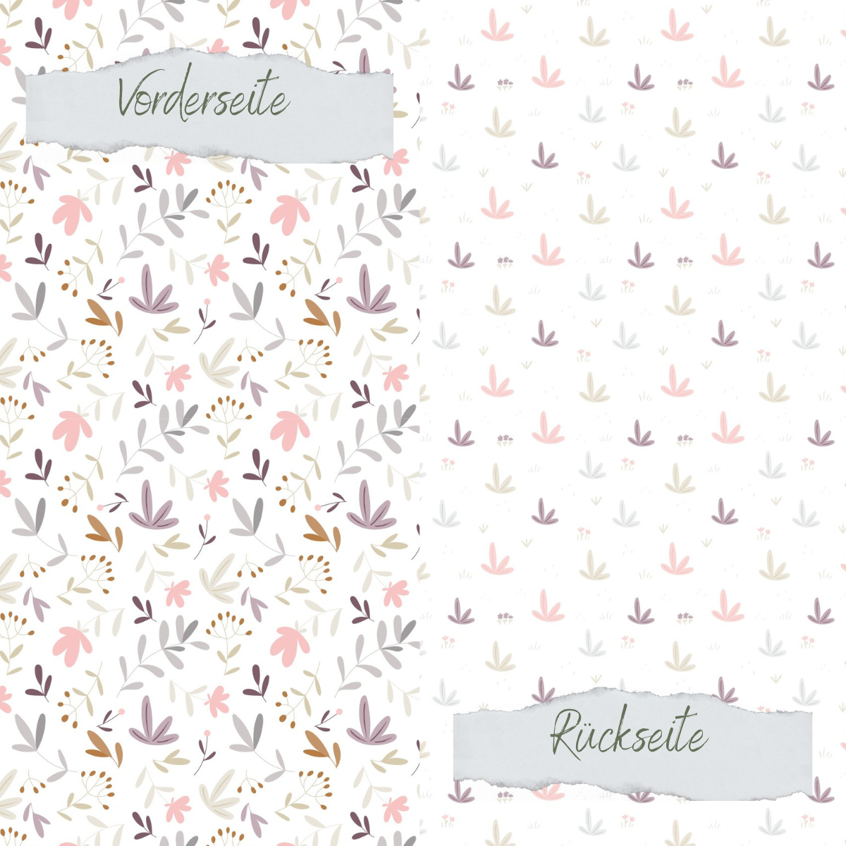 Designpapier - Designline - Pastell Blütentraum - Beidseitig bedruckt