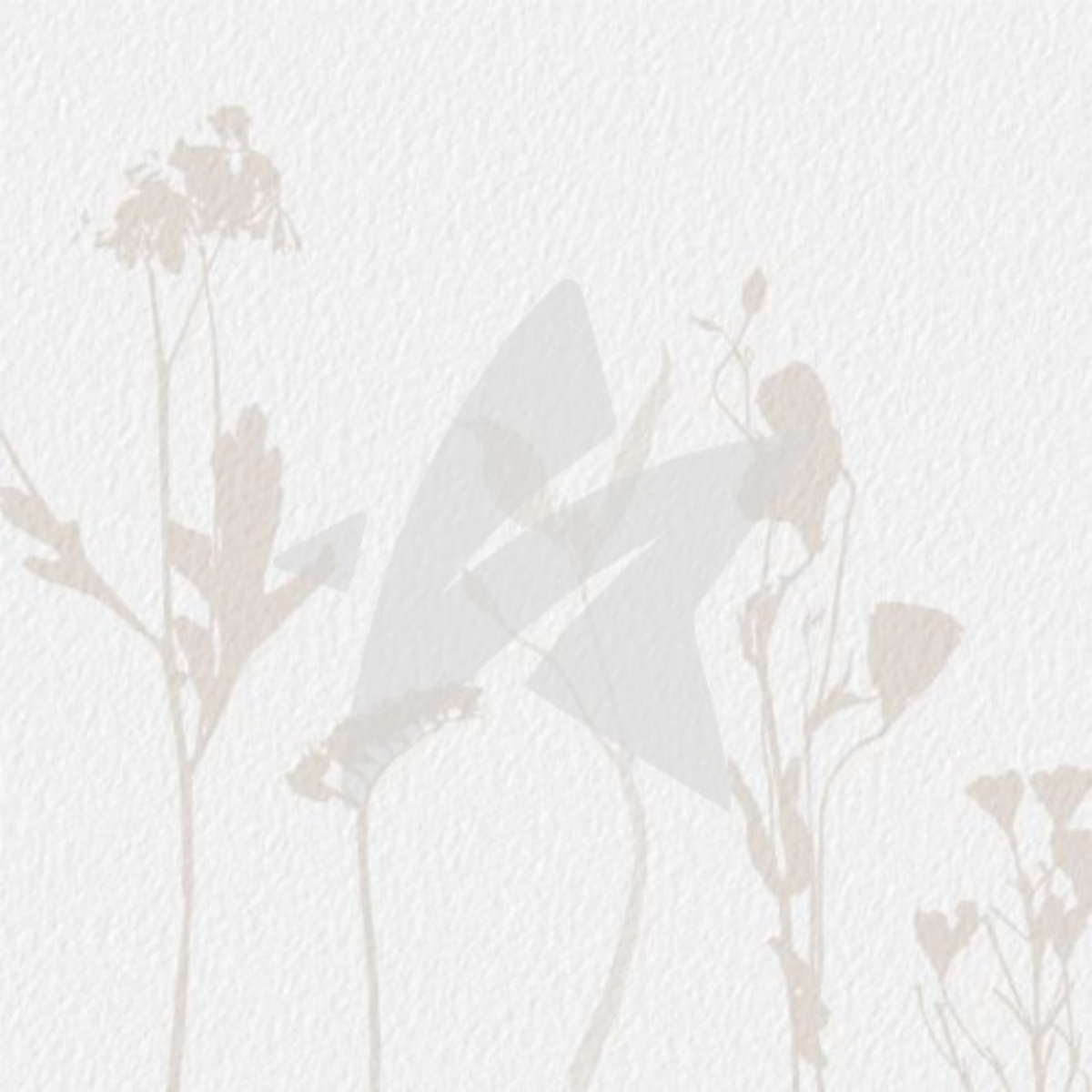 Designpapier - Zarte Gartenblumen - 15,2 x 15,2 cm