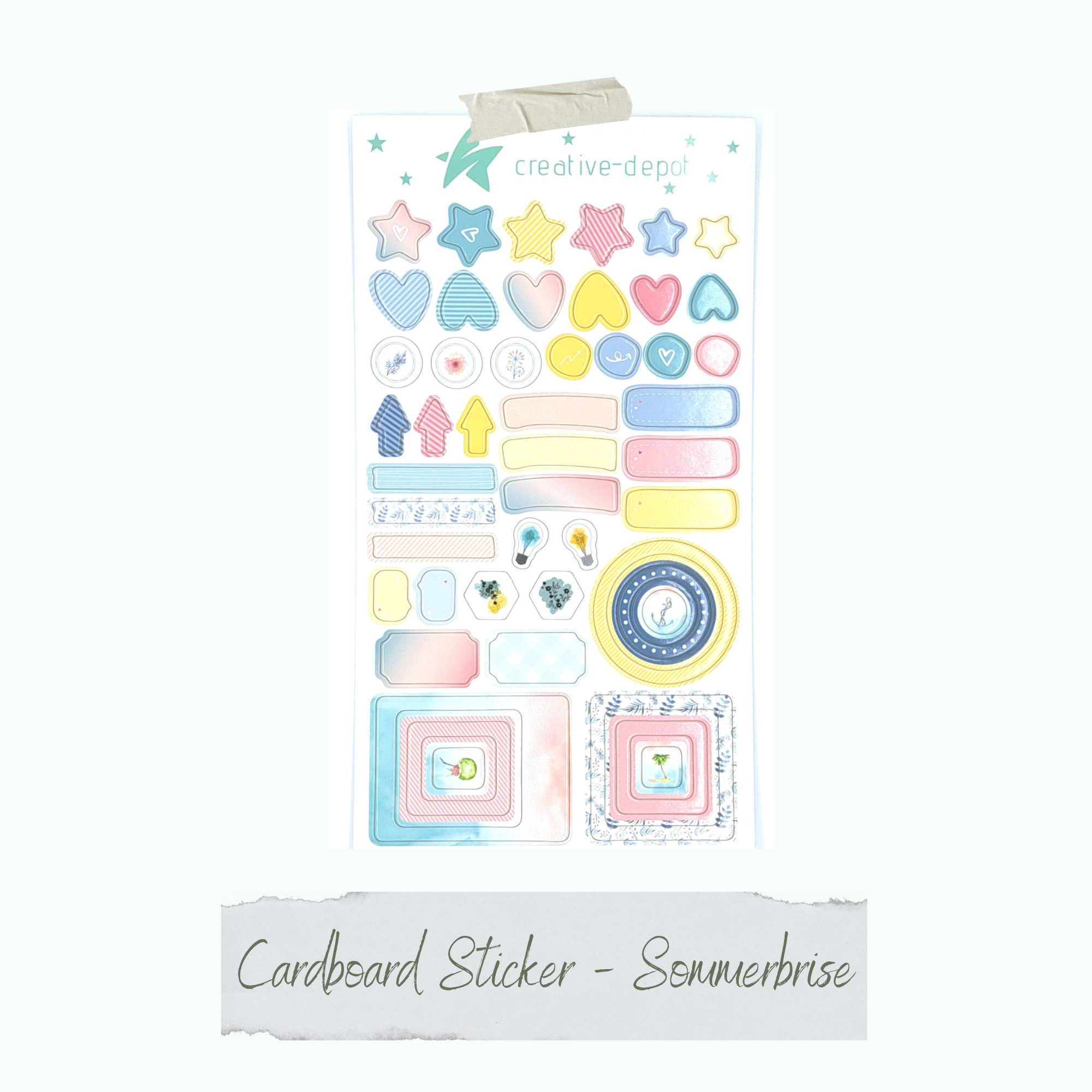 Cardboard Sticker - Sommerbrise