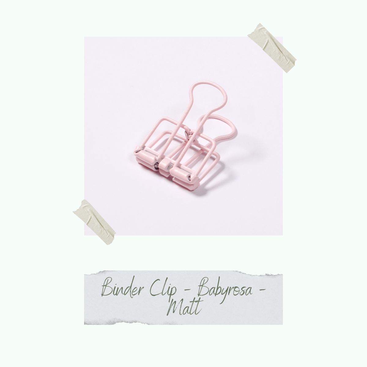 Binder Clip - Babyrosa