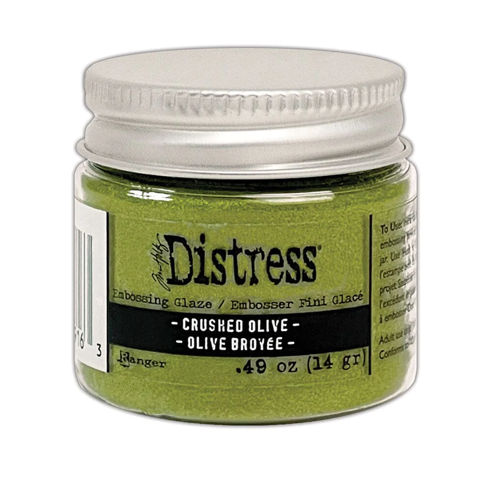 Ranger - Distress Embossing Glaze - Crushed Olive