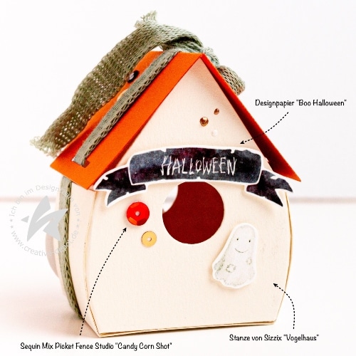 Designpapier - Boo Halloween