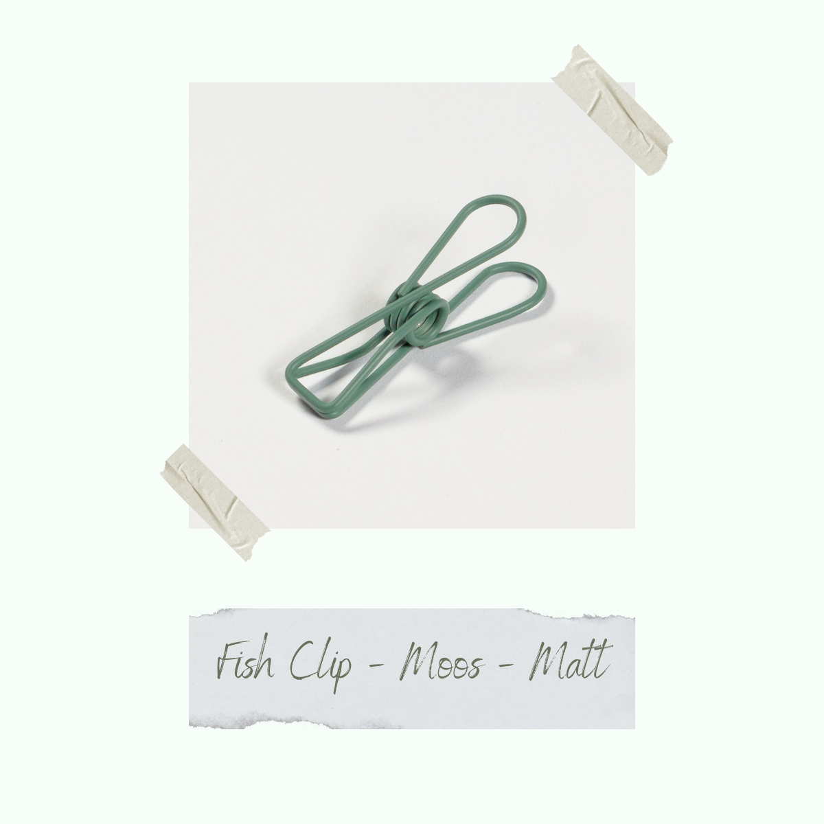 Fish Clip - Moos - 0,8 x 3,2 cm