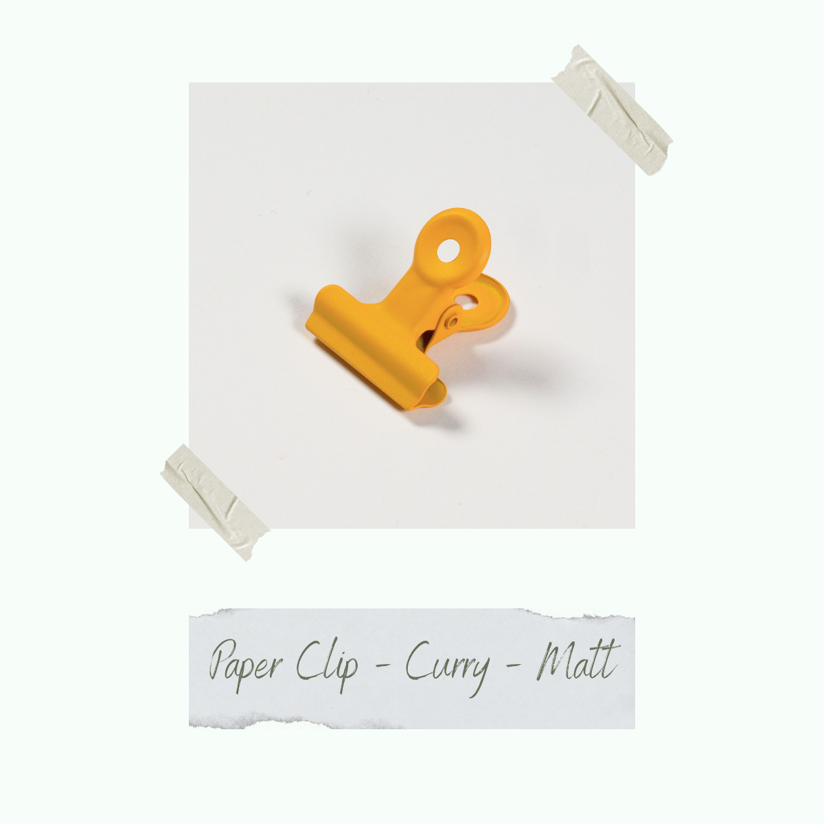 Paper Clip - Curry - 2,5 x 2,2 cm