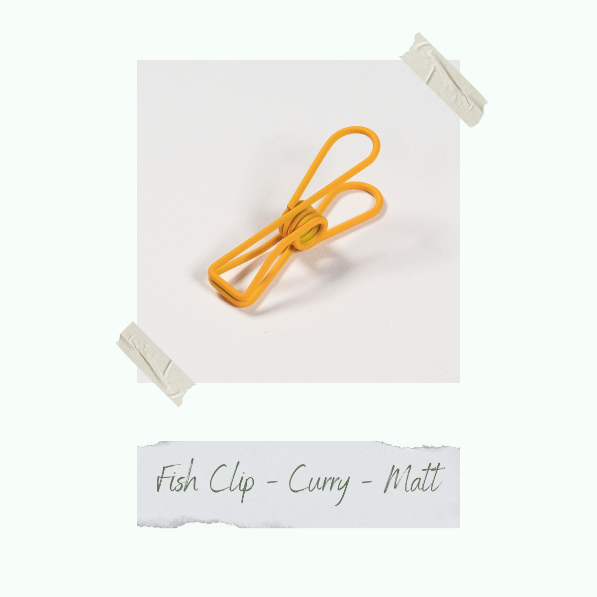 Fish Clip - Curry - 0,8 x 3,2 cm