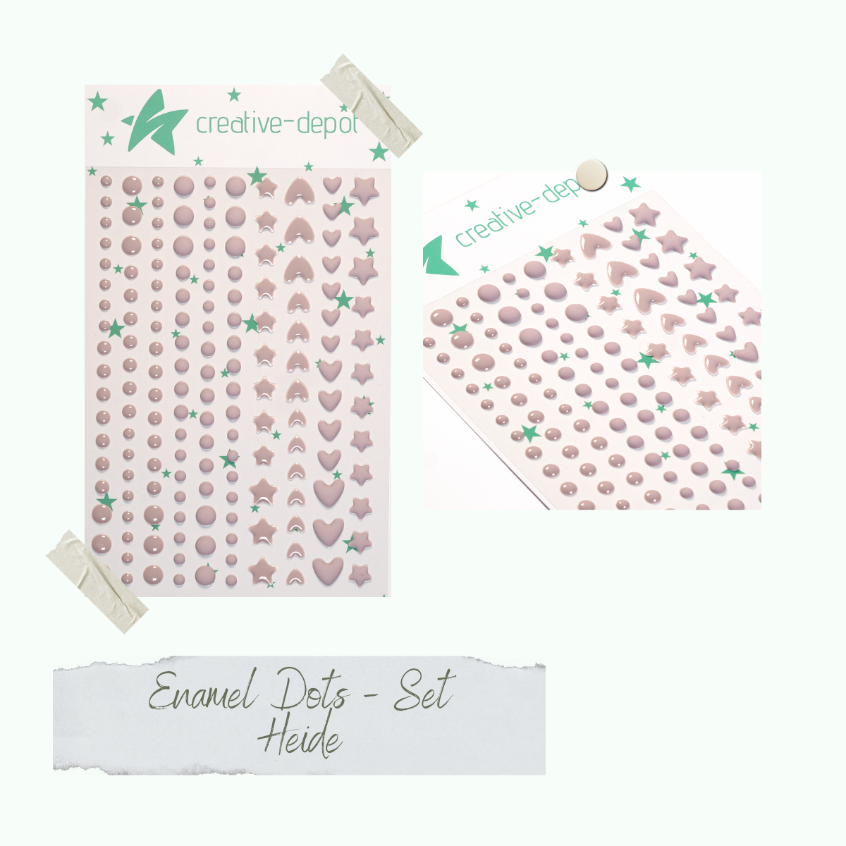 Enamel Dots - Heide