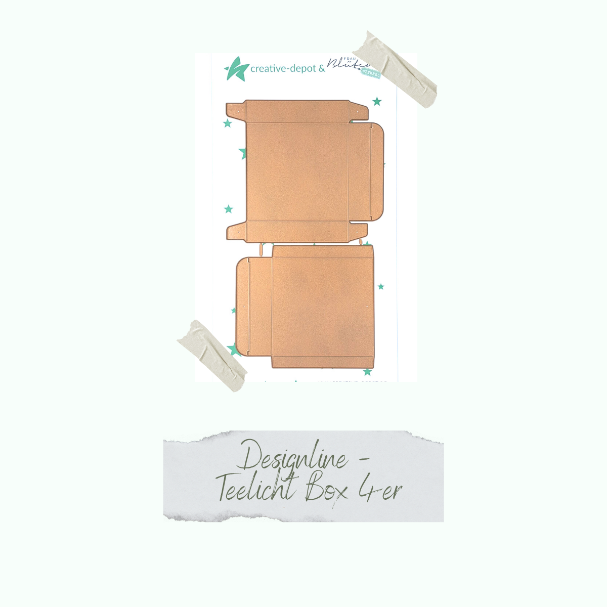 Box creative Stanzen - Teelicht | Designline Die -depot - | | 4er Boxen/Schachteln
