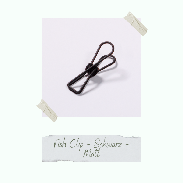 Fish Clip - Schwarz - Matt