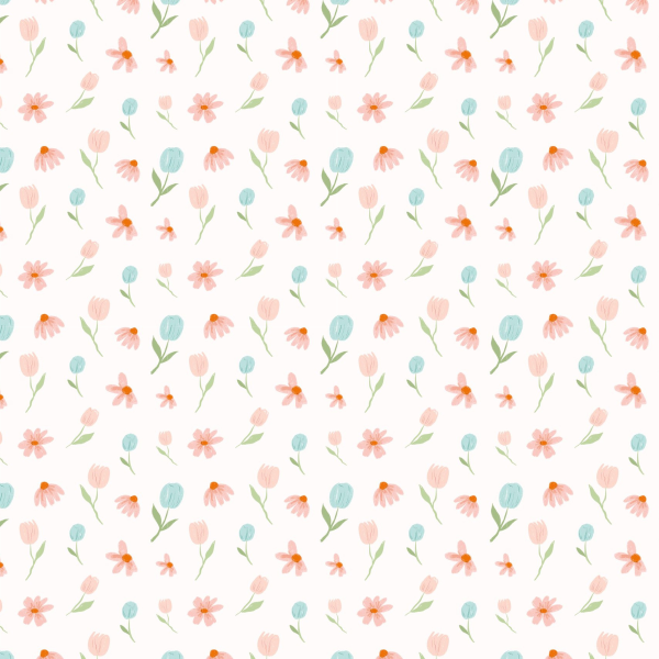 Designpapier - Designline - Süße Frühlingsblümchen
