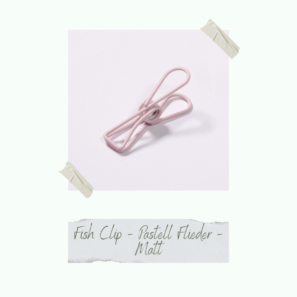Fish Clip - Pastell Flieder - Matt